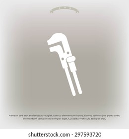 Spanner monochrome icon