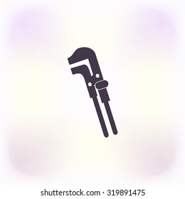 Spanner monochrome icon
