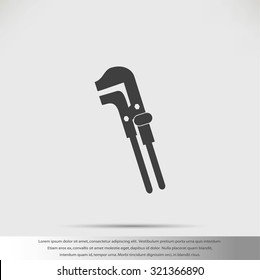 Spanner monochrome icon