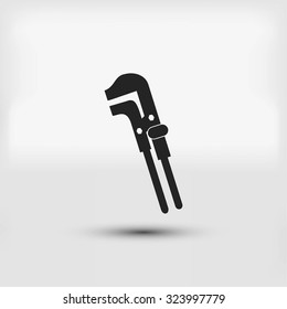 Spanner monochrome icon