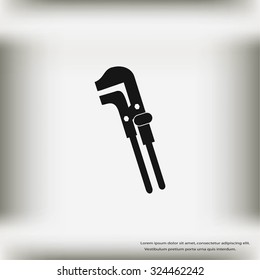 Spanner monochrome icon