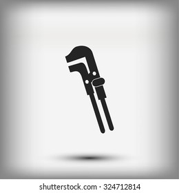 Spanner monochrome icon
