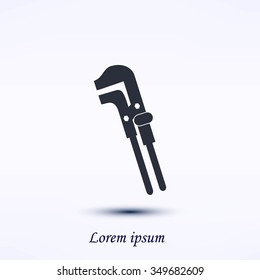 Spanner monochrome icon