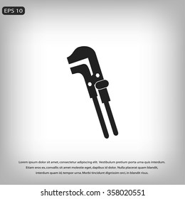 Spanner monochrome icon