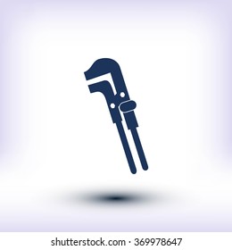 Spanner monochrome icon