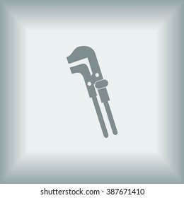 Spanner monochrome icon