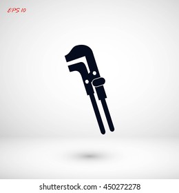 Spanner monochrome icon
