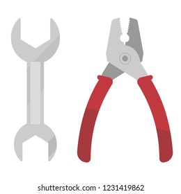 spanner & pliers