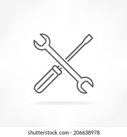 spanner & screwdriver icon