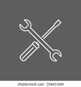 spanner & screwdriver icon