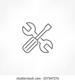 Spanner & Screwdriver Icon