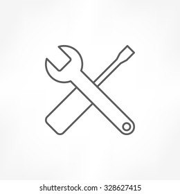 spanner & screwdriver icon
