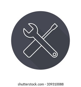 spanner & screwdriver icon