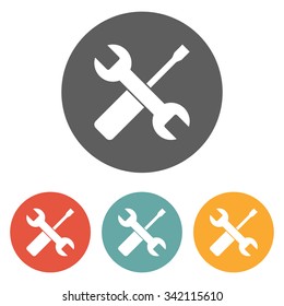 spanner & screwdriver icon