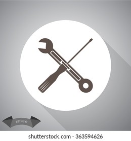Spanner and Screwdriver icon