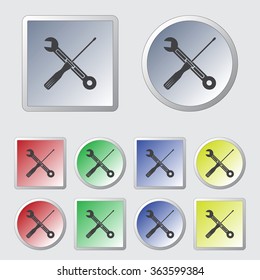 Spanner and Screwdriver icon