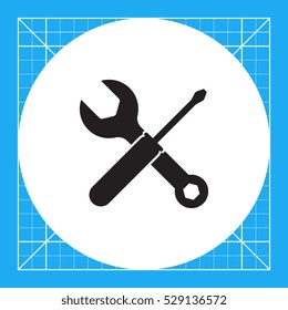 Spanner and screwdriver icon