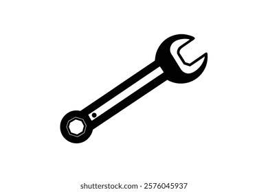 spanner symbol art vector illustration 