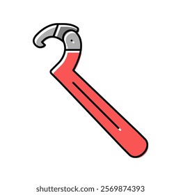 spanner tool repair color icon vector. spanner tool repair sign. isolated symbol illustration