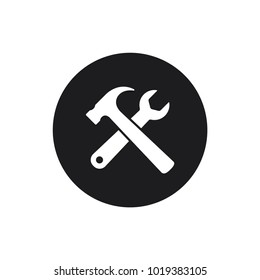 spanner vector icon. hummer logo template