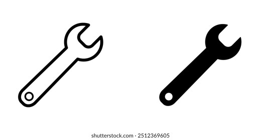 Modelo de design de vetor de ilustração de ícone de chave de abrangência 