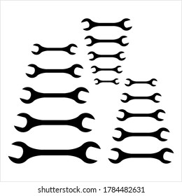 Spanner Wrench Icon Vector Art Illustration