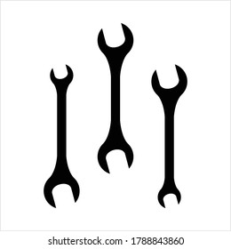 Spanner Wrench Icon Vector Art Illustration