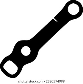 Spanner, wrench line icon, outline vector sign, linear style sign, symbol, vector, art
