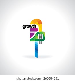 spanner wrench pick the growth concept