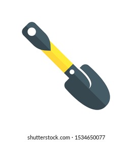 spanner yellow support equipment icon in flat style isolated. Vector Symbol illustration.