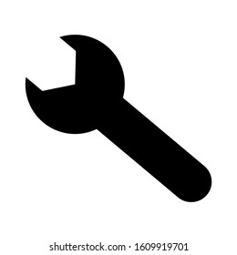 spanners icon isolated sign symbol vector illustration - high quality black style vector icons
