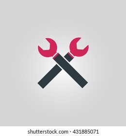spanners icon. spanners vector. spanners sign