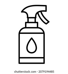 Sparay Bottle icon vector image. Can also be used for web apps, mobile apps and print media.