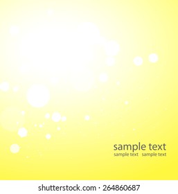 sparckles jellow background