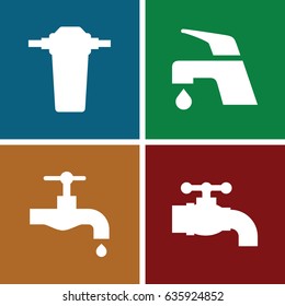 Spare icons set. set of 4 spare filled icons such as