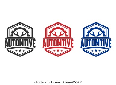 spare parts, auto part logo emblem design