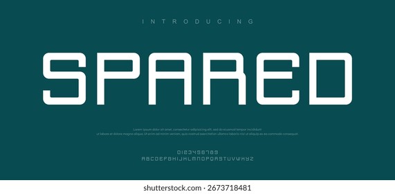 SPARED Elegant alphabet letters font logo. Typography luxury classic lettering serif fashion fonts decorative wedding vintage retro logos. vector illustration