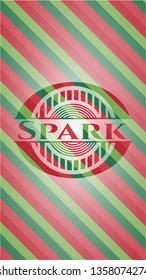 Spark christmas badge.