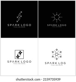 spark collection logo graphic vector icon