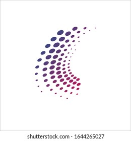 Plantilla de logotipo resumen de punto de encendido