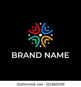 spark crecer diseño de logotipo sencillo