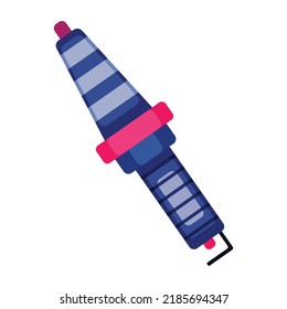 Spark icon. Subtable to place on car parts, car service, etc. 