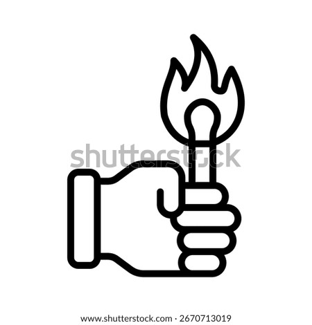 Spark Ignition Icon Element For Design
