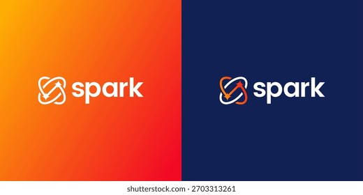 Diseño de Logo de Spark Moderno Único