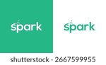 spark logo design unique simple