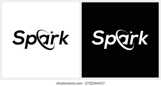 spark logo design vector icon