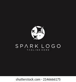 spark logo graphic vector icon