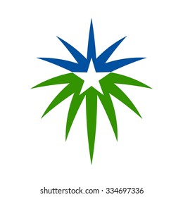 spark logo. logo vector. icon template.