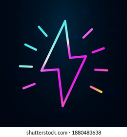 Spark nolan icon. Simple thin line, outline vector of speed icons for ui and ux, website or mobile application