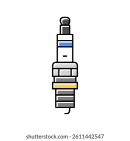 spark plug car mechanic color icon vector. spark plug car mechanic sign. isolated symbol illustration